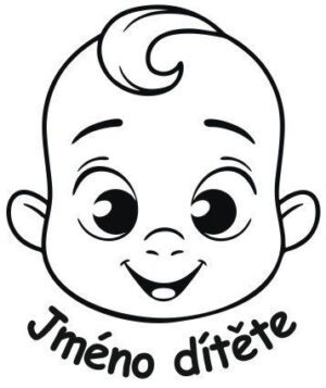 Samolepka Dítě v autě 3