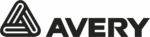 Černý nápis Avery
