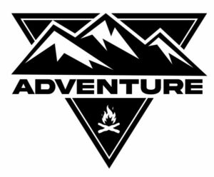 Samolepka -Kempování - adventure